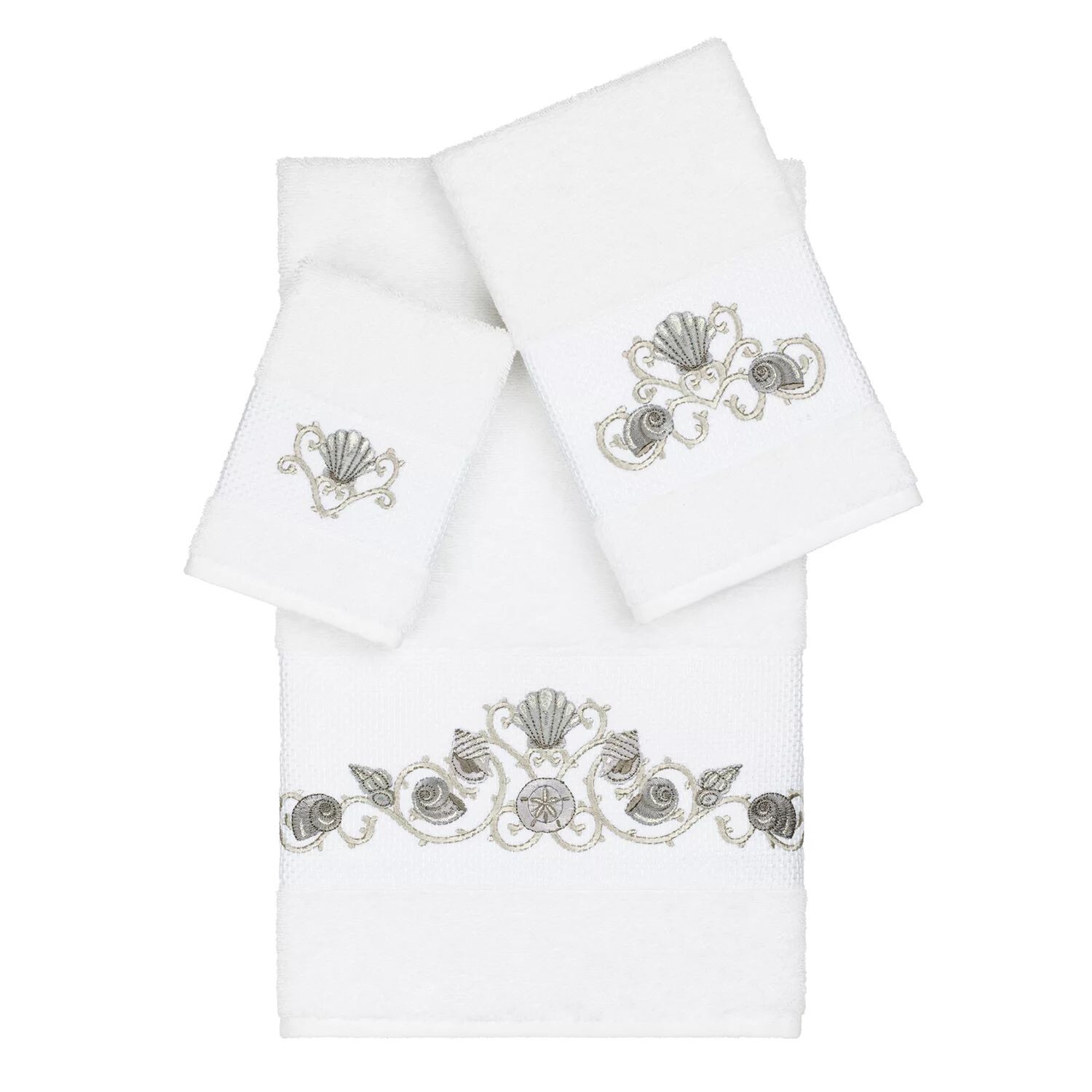 Linum Home Textiles Bella Набор украшенных банных полотенец из 3 предметов, белый
Linum Home Textiles Bella Набор украшенных банных полотенец из 3 предметов, белый