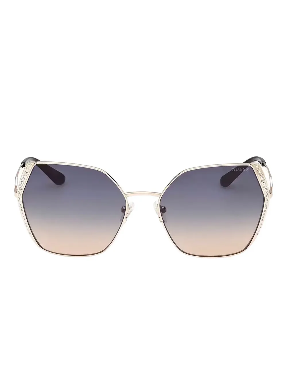 Солнцезащитные очки в геометричной оправе GUESS EYEWEAR, золотой
Солнцезащитные очки в геометричной оправе GUESS EYEWEAR, золотой