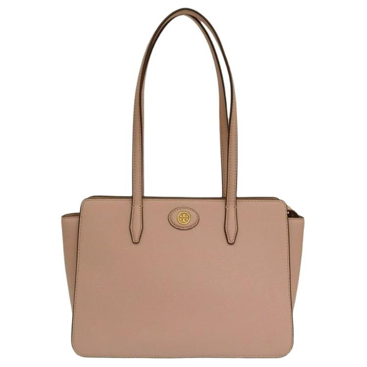 Robinson Кожаная Сумка Тот, Шоппер, Женская Сумка, Маленькая Сумка Через Плечо Розовая TORY BURCH