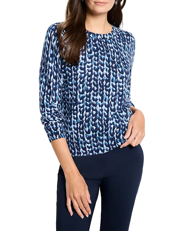 Вязаный свитер Nic+Zoe, синий
Вязаный свитер Nic+Zoe, синий