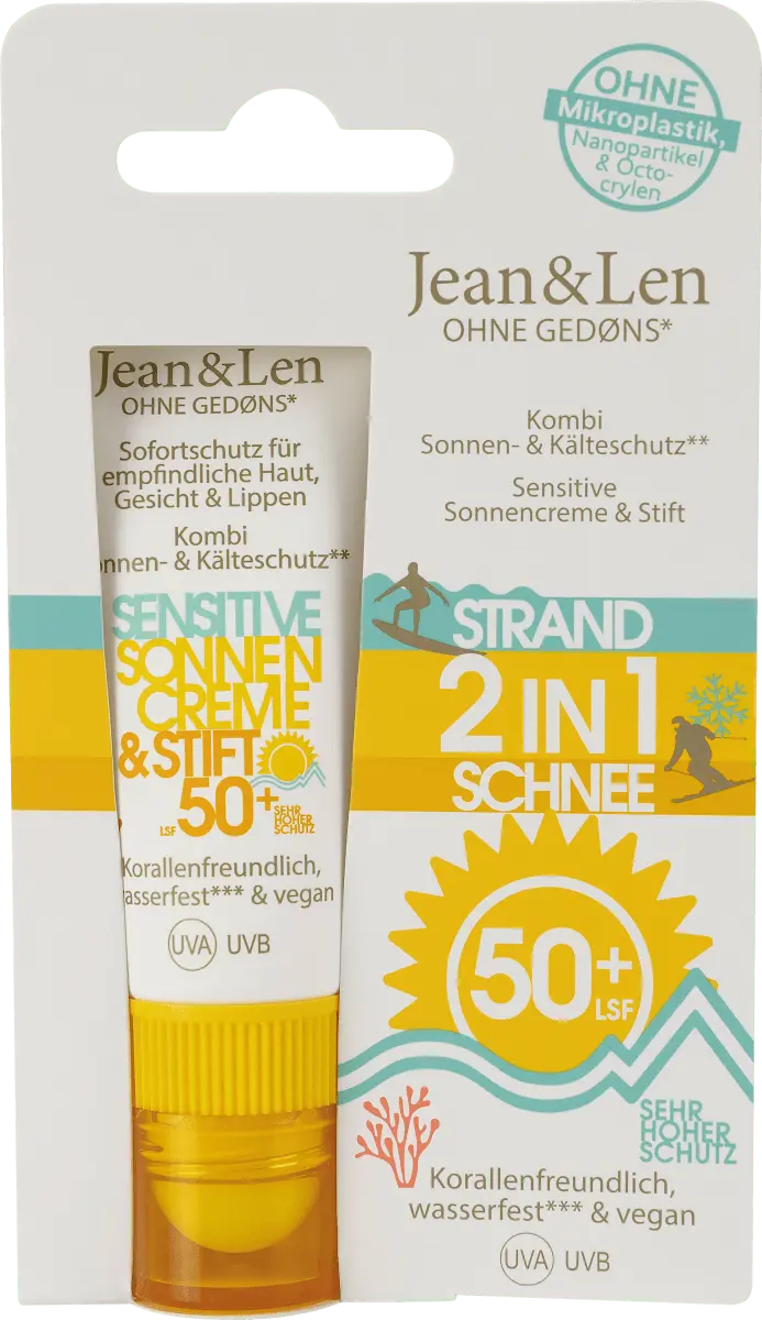 Комбинированный солнцезащитный крем для лица Ручка SPF 50+ 200мл Jean&Len
Комбинированный солнцезащитный крем для лица Ручка SPF 50+ 200мл Jean&Len