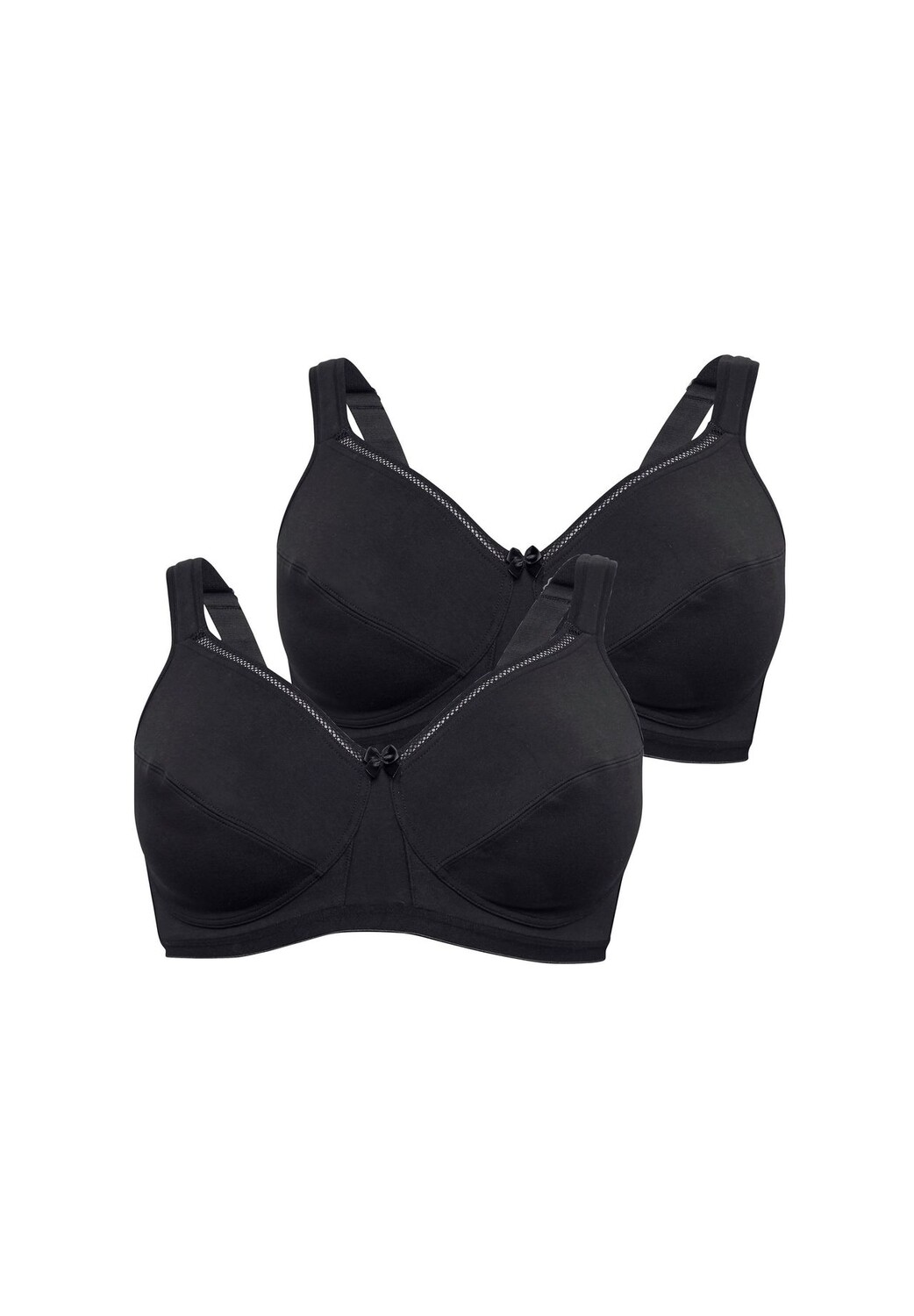 Бюстгальтер без косточек в двойной упаковке sheego, черный
Бюстгальтер без косточек в двойной упаковке sheego, черный