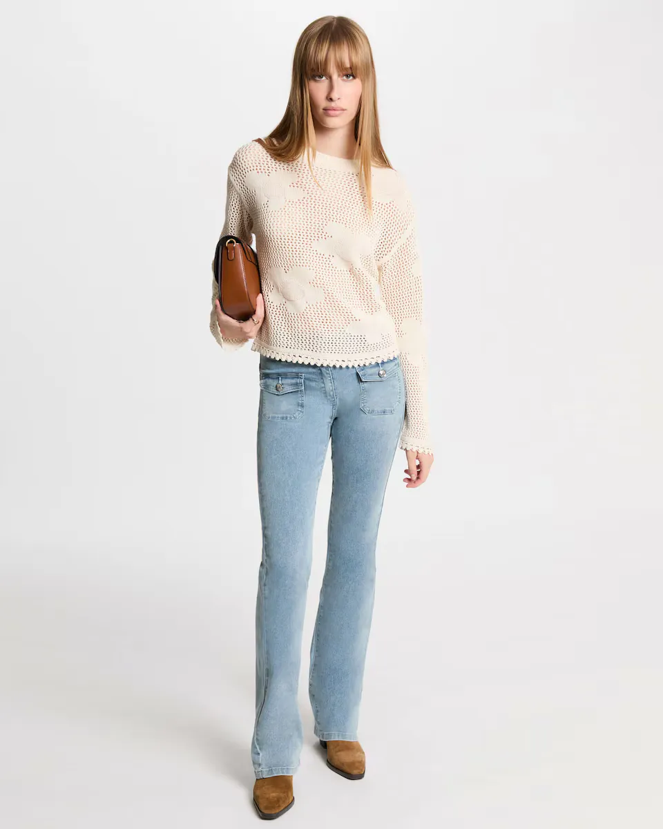 Женские прямые джинсы с высокой талией Morgan, голубой
Женские прямые джинсы с высокой талией Morgan, голубой