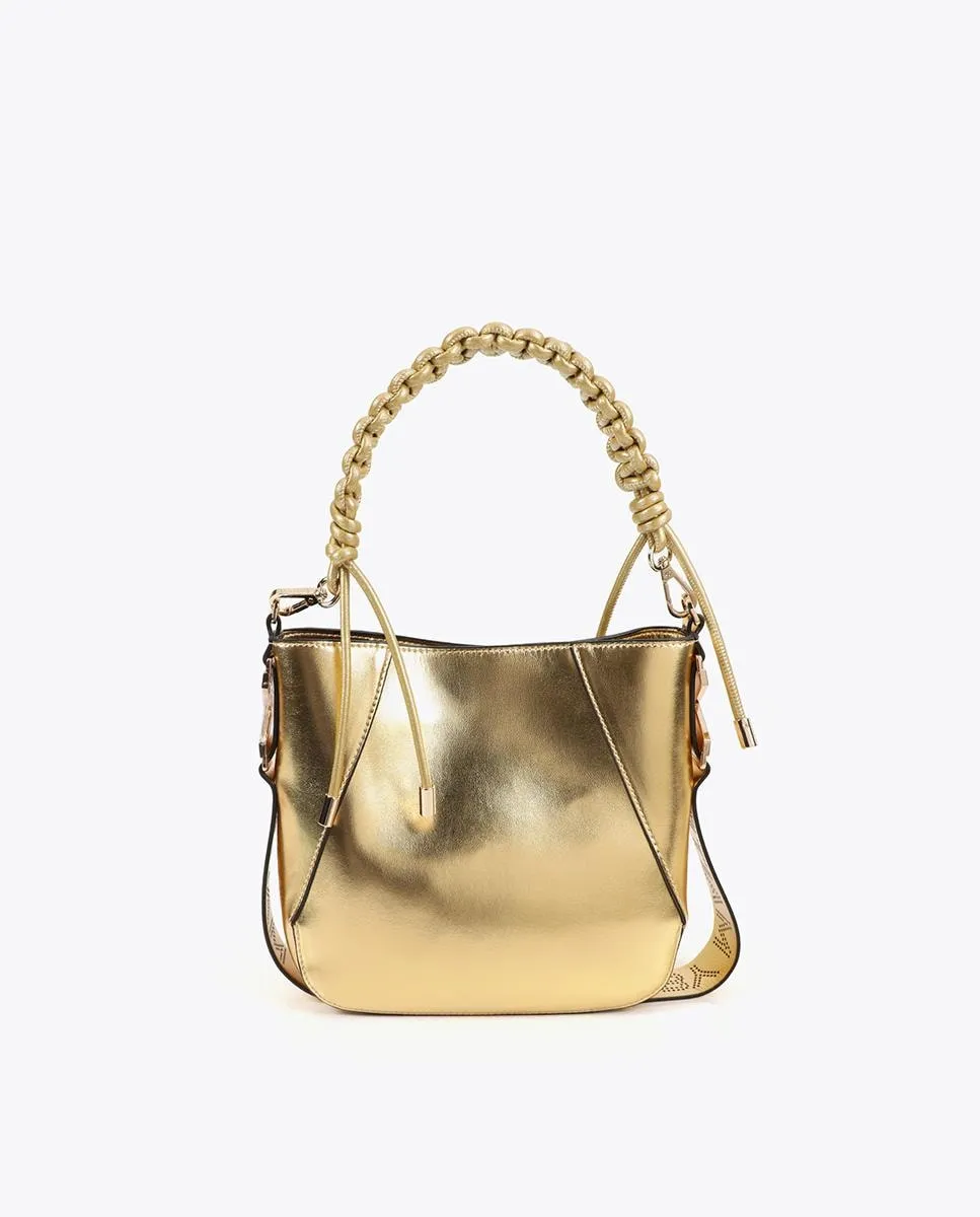 Женская сумка через плечо с плетёной ручкой под кожу Lola Casademunt, золотой
Женская сумка через плечо с плетёной ручкой под кожу Lola Casademunt, золотой