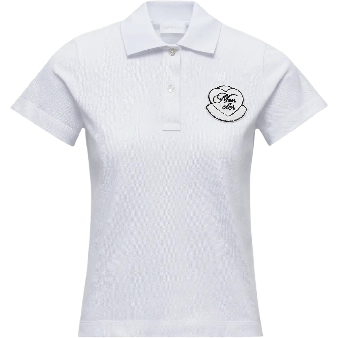 Поло с логотипом на заплатке Moncler, белый
Поло с логотипом на заплатке Moncler, белый