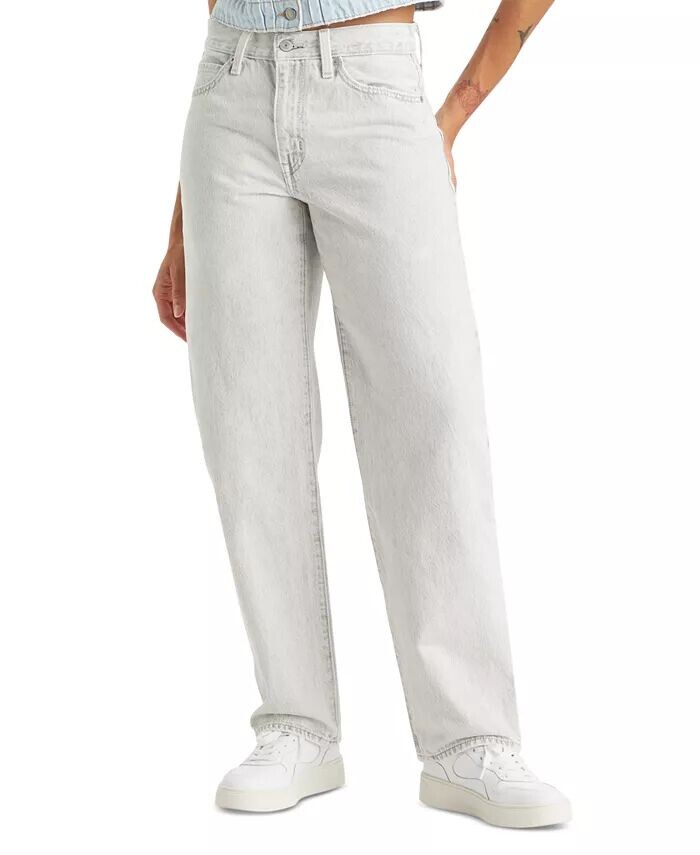 Женские мешковатые джинсы со средней посадкой 94 из хлопка Levi's, белый
Женские мешковатые джинсы со средней посадкой 94 из хлопка Levi's, белый