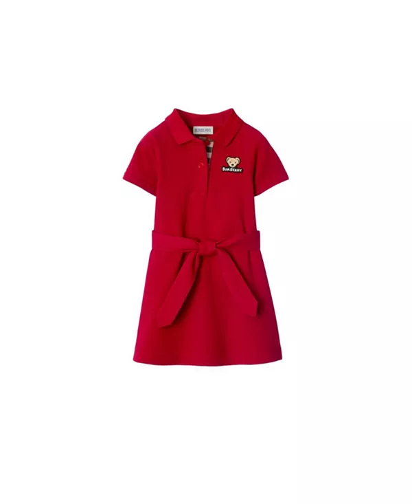 Хлопковое платье-поло для девочек - для малышек. Burberry, красный
Хлопковое платье-поло для девочек - для малышек. Burberry, красный