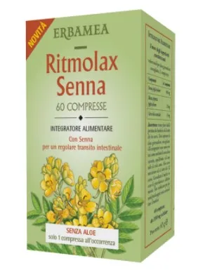 Erbamea Ritmolax Senna 60 таблеток Добавка для регулярности кишечника
Erbamea Ritmolax Senna 60 таблеток Добавка для регулярности кишечника