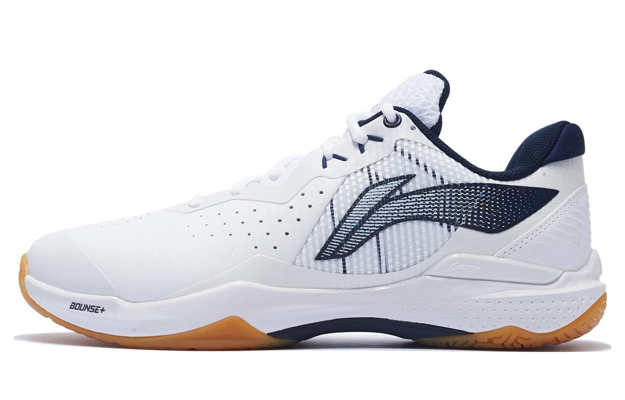 Кроссовки для бадминтона Thunder Series унисекс с низким верхом белого/черного цвета Lining
Кроссовки для бадминтона Thunder Series унисекс с низким верхом белого/черного цвета Lining