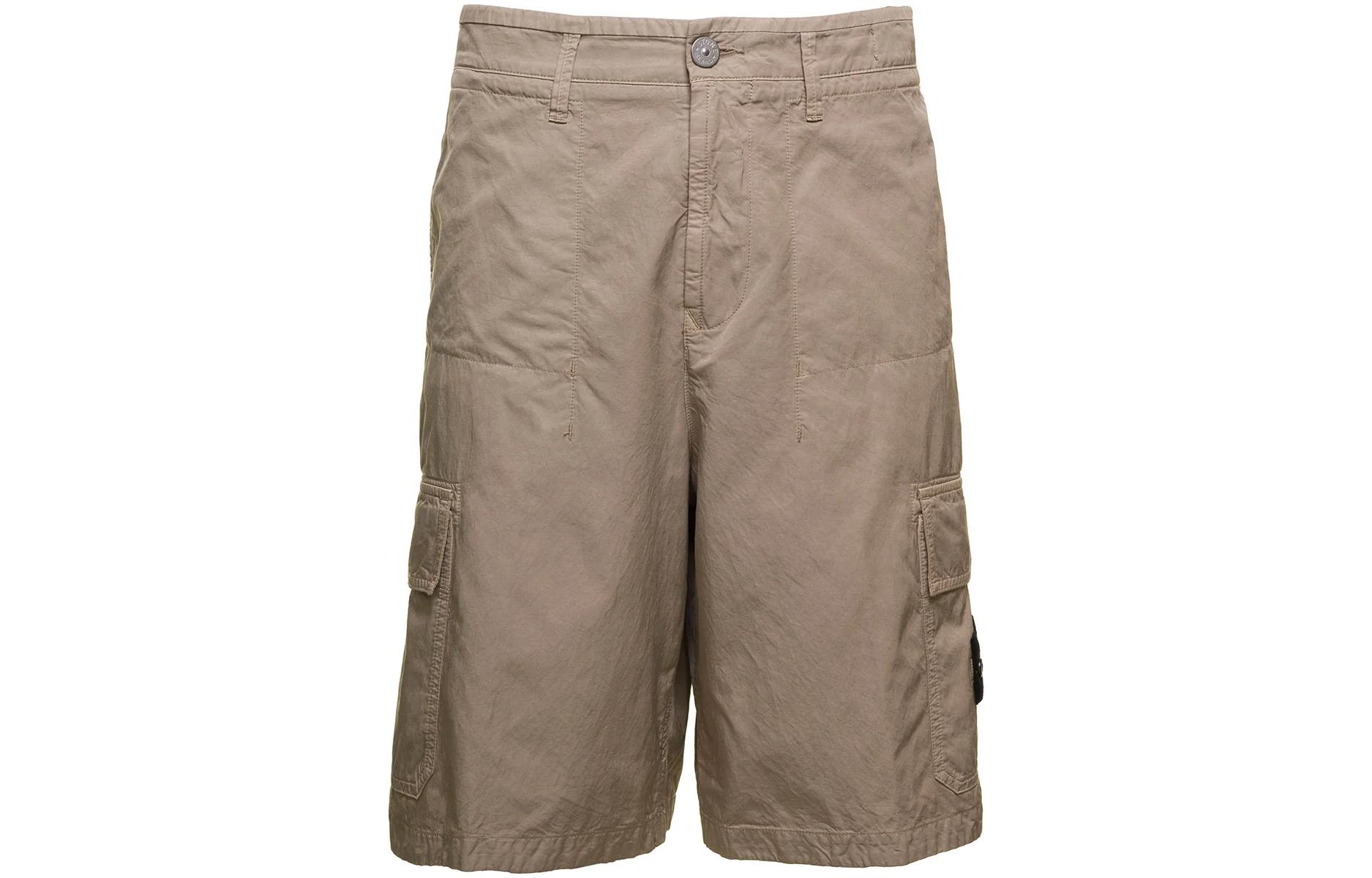 Бермуды Wide Leg с логотипом STONE ISLAND, светло-коричневый
Бермуды Wide Leg с логотипом STONE ISLAND, светло-коричневый