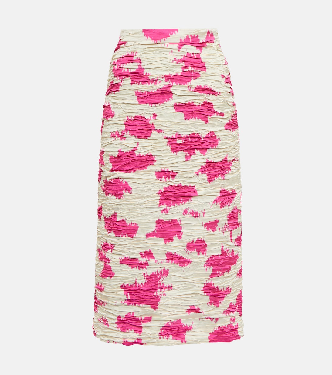 Юбка-карандаш с принтом и складками Dries Van Noten, фуксия
Юбка-карандаш с принтом и складками Dries Van Noten, фуксия