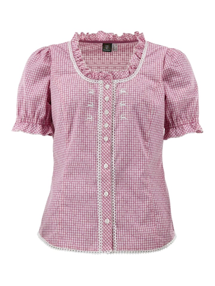 Простая традиционная блузка темно-красного цвета OS-Trachten
Простая традиционная блузка темно-красного цвета OS-Trachten