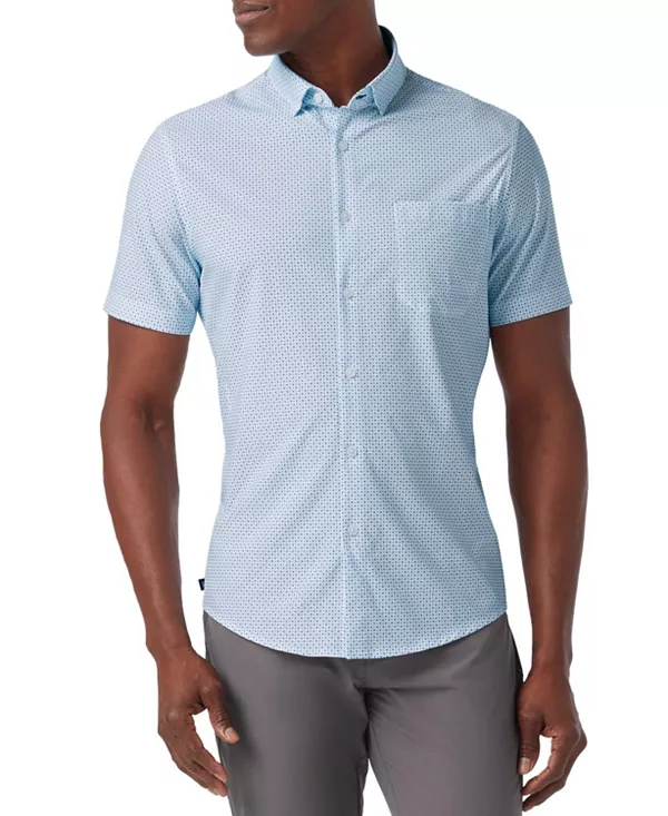 Рубашка с коротким рукавом Leeward Mizzen+Main, синий
Рубашка с коротким рукавом Leeward Mizzen+Main, синий