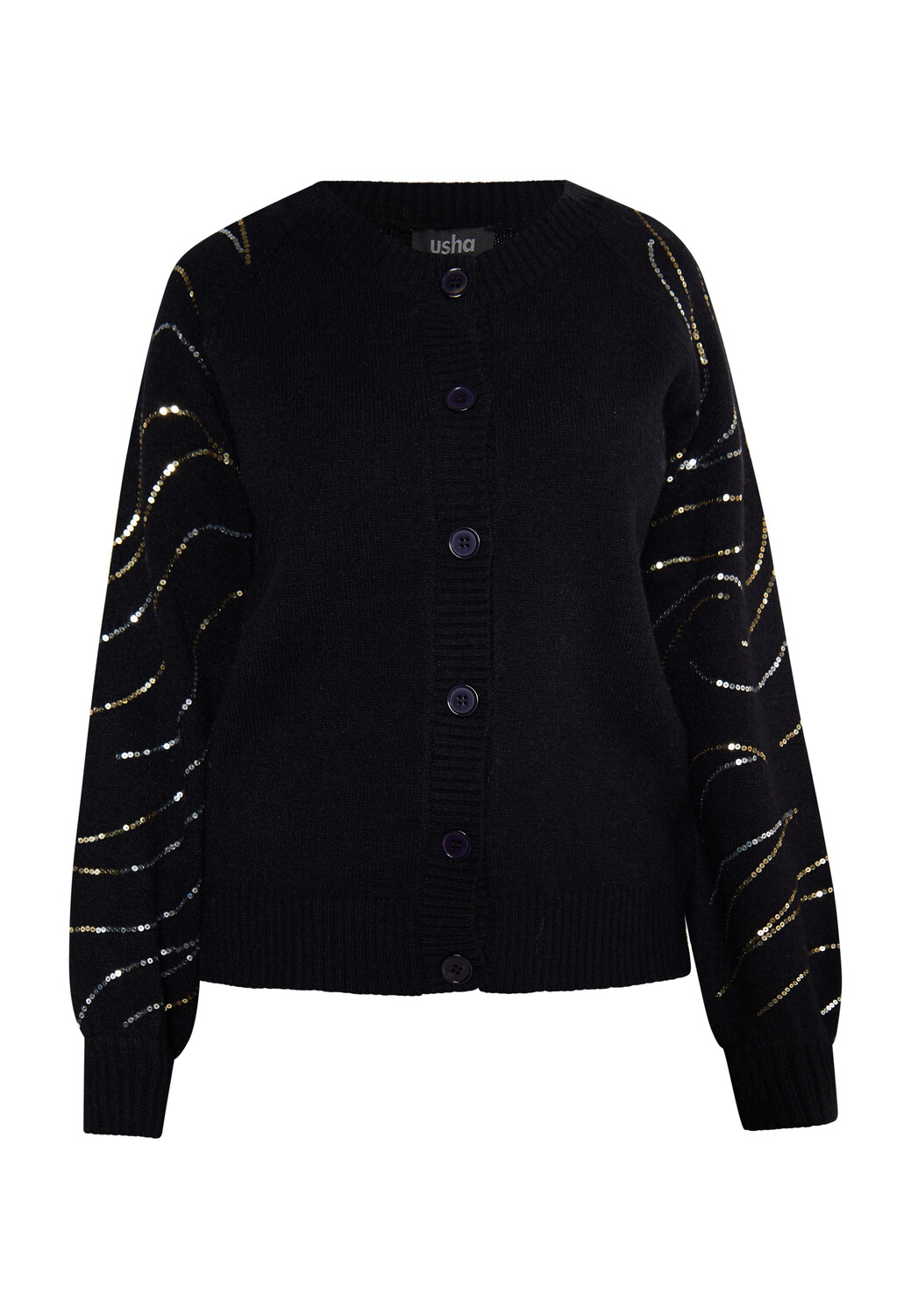 Толстовка usha BLACK LABEL Strick Cardigan, черный
Толстовка usha BLACK LABEL Strick Cardigan, черный