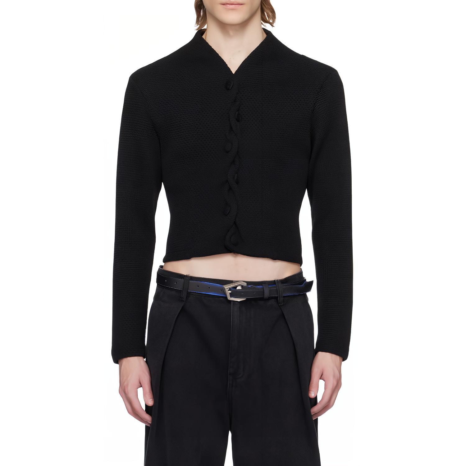 Трикотажный свитер мужской ADER ERROR, черный
Трикотажный свитер мужской ADER ERROR, черный