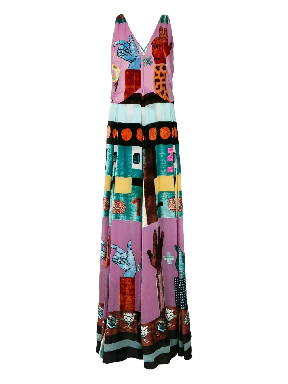 Вечернее платье 'Counting' из шифона и бархата VALENTINO GARAVANI, розовый
Вечернее платье 'Counting' из шифона и бархата VALENTINO GARAVANI, розовый