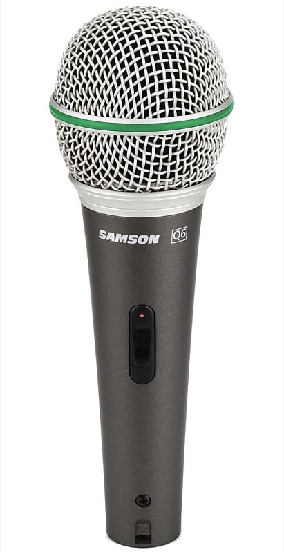 Динамический микрофон Samson Q6 Handheld Supercardioid Dynamic Microphone
Динамический микрофон Samson Q6 Handheld Supercardioid Dynamic Microphone
