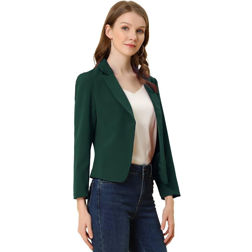 Женский пиджак с открытым передом и цветочным принтом ALLEGRA K, цвет Green Solid
Женский пиджак с открытым передом и цветочным принтом ALLEGRA K, цвет Green Solid