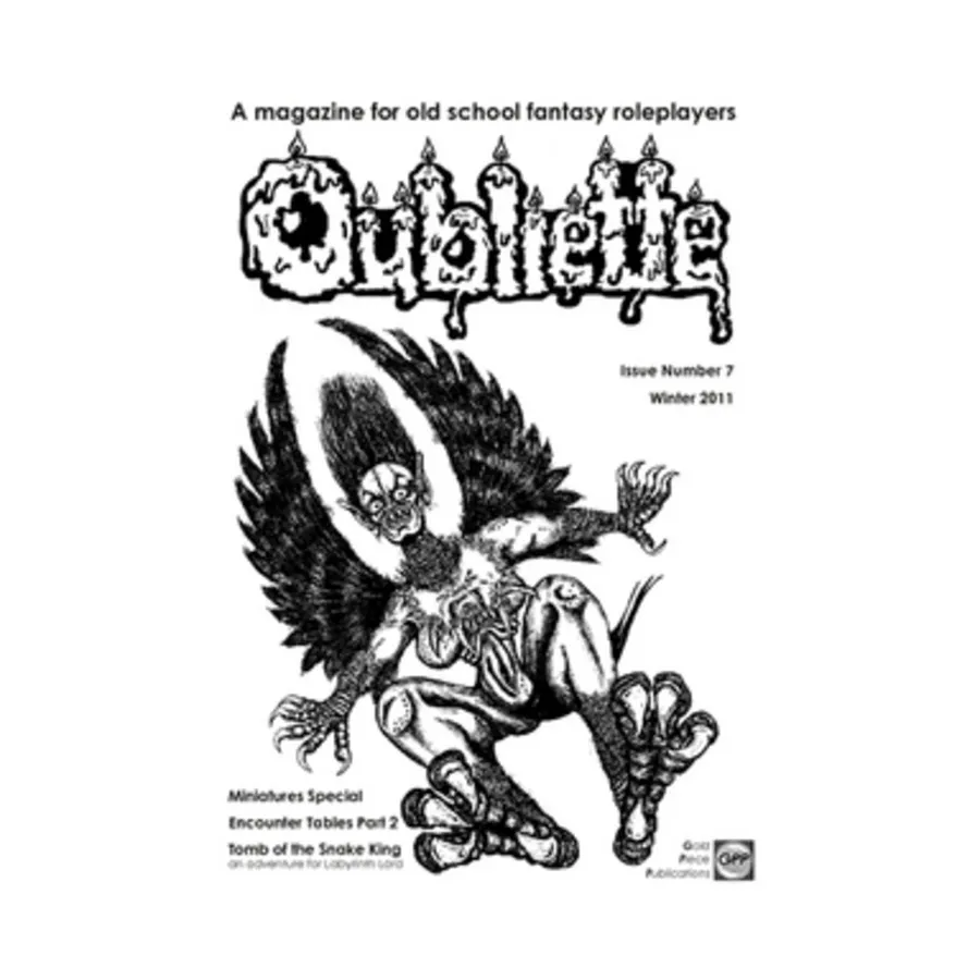 #7 "Miniatures Special, Mini Adventure for Labyrinth Lord, Newland Campaign Setting Part II", Oubliette Magazine, мягкая обложка
#7 "Miniatures Special, Mini Adventure for Labyrinth Lord, Newland Campaign Setting Part II", Oubliette Magazine, мягкая обложка