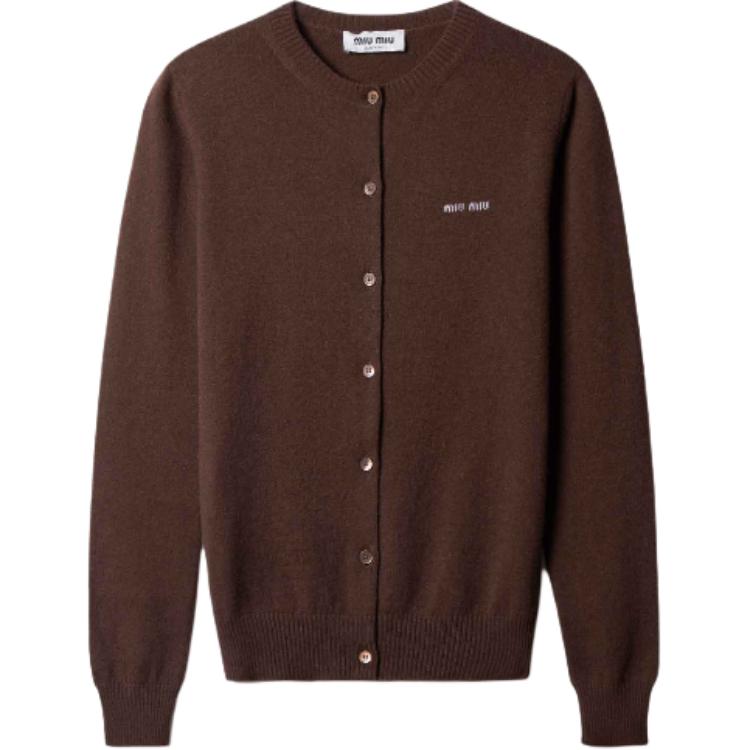 MIU MIU Кашемировый свитер Women's Cocoa Brown
MIU MIU Кашемировый свитер Women's Cocoa Brown
