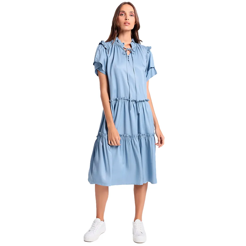 Платье с коротким рукавом Victorio & Lucchino 9215, синий
Платье с коротким рукавом Victorio & Lucchino 9215, синий