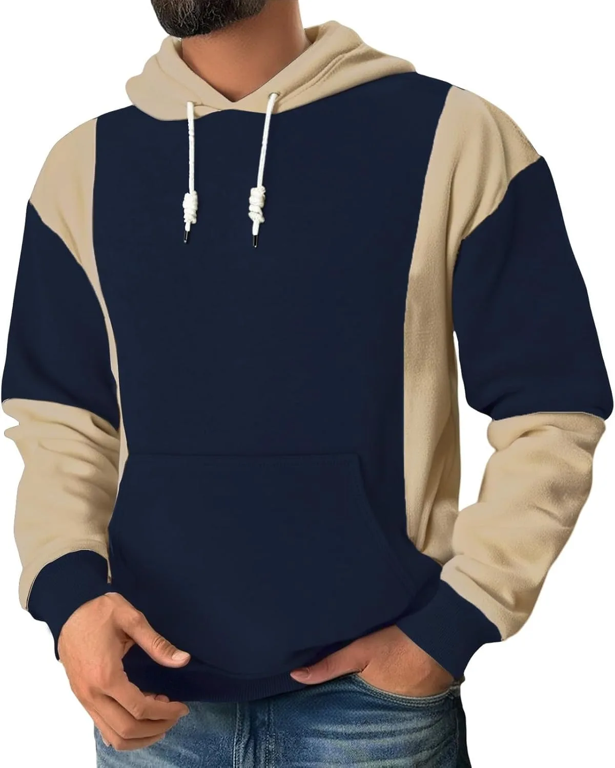 Мужской худи Ymosrh, цветной блок, с карманом, размеры M-3XL
Мужской худи Ymosrh, цветной блок, с карманом, размеры M-3XL