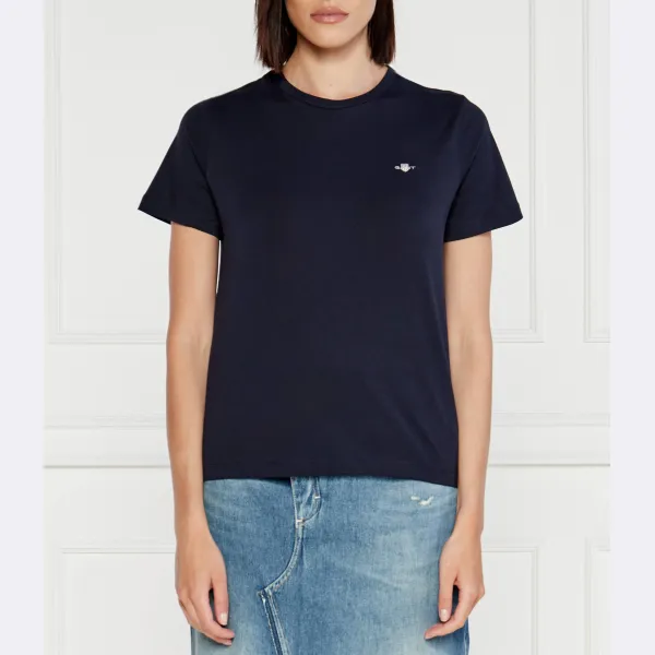 Футболка стандартного кроя Reg Shield Gant, синий 
Футболка стандартного кроя Reg Shield Gant, синий