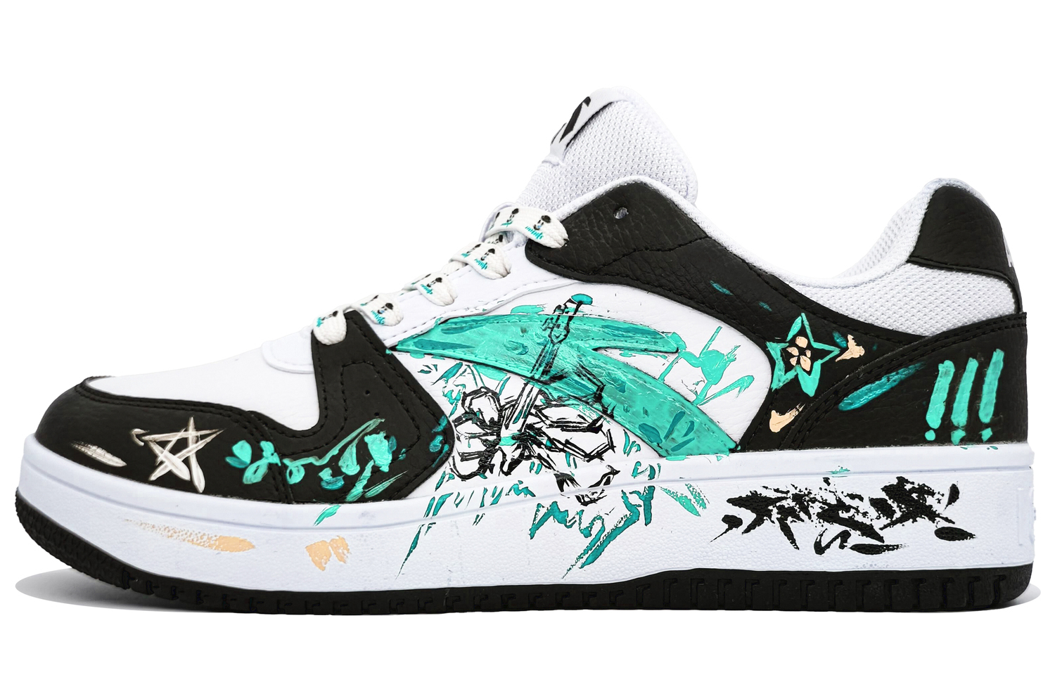 ANTA Коллекция Life Противоскользящие и износостойкие легкие низкие скейтерские кроссовки унисекс черно-бело-зеленые, цвет Black White Green
ANTA Коллекция Life Противоскользящие и износостойкие легкие низкие скейтерские кроссовки унисекс черно-бело-зеленые, цвет Black White Green