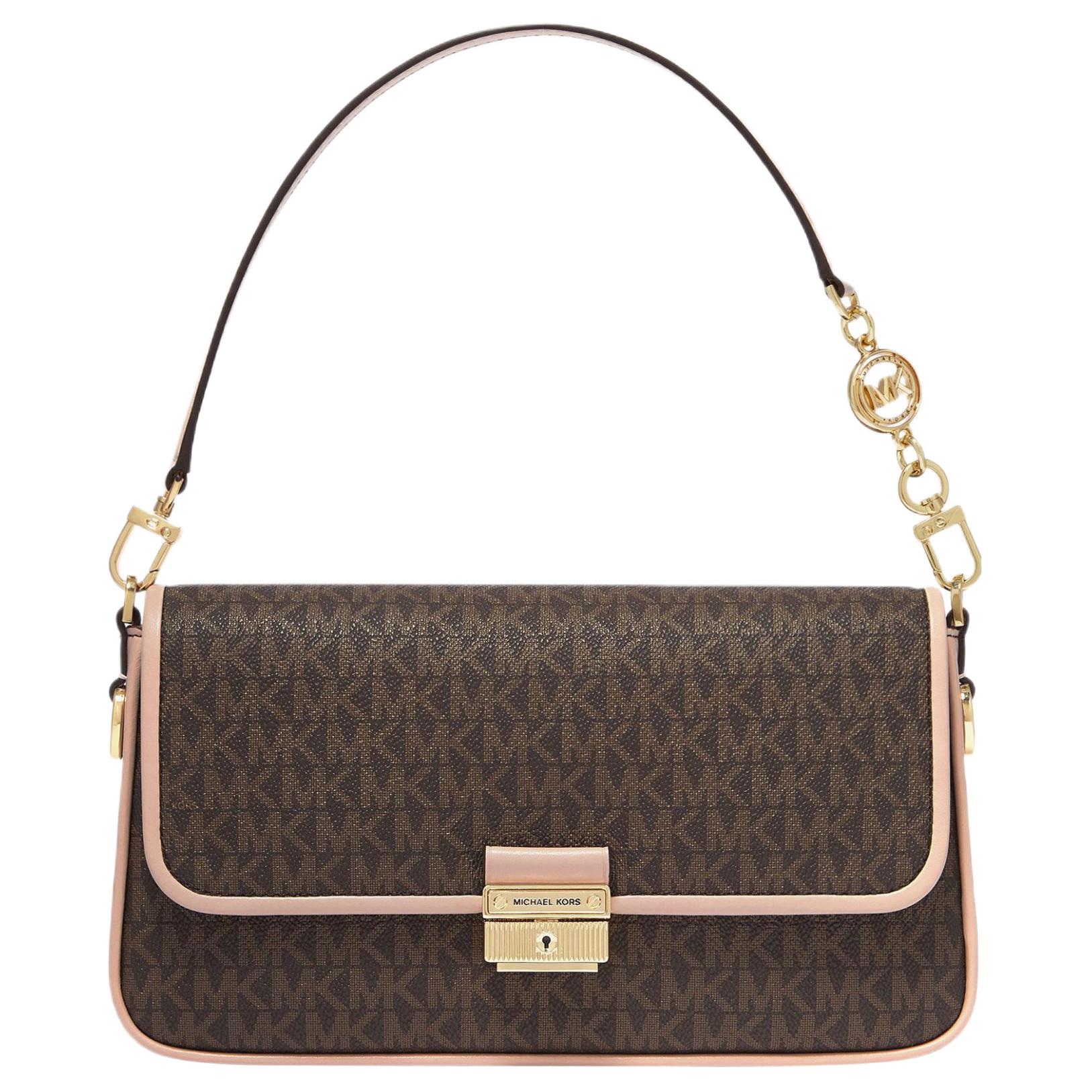 MICHAEL KORS Кожаная сумка сумка-багет через плечо женская в цвете желудь коричневый и розовый
MICHAEL KORS Кожаная сумка сумка-багет через плечо женская в цвете желудь коричневый и розовый