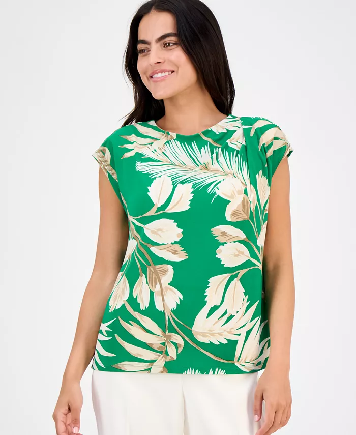 Асимметричный топ Petite с принтом и удлиненным плечом Anne Klein, зеленый
Асимметричный топ Petite с принтом и удлиненным плечом Anne Klein, зеленый