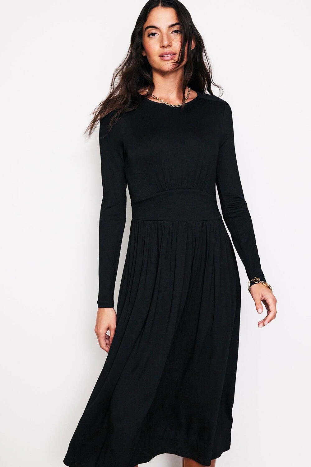 Платье из джерси с длинными рукавами Thea Boden, черный
Платье из джерси с длинными рукавами Thea Boden, черный