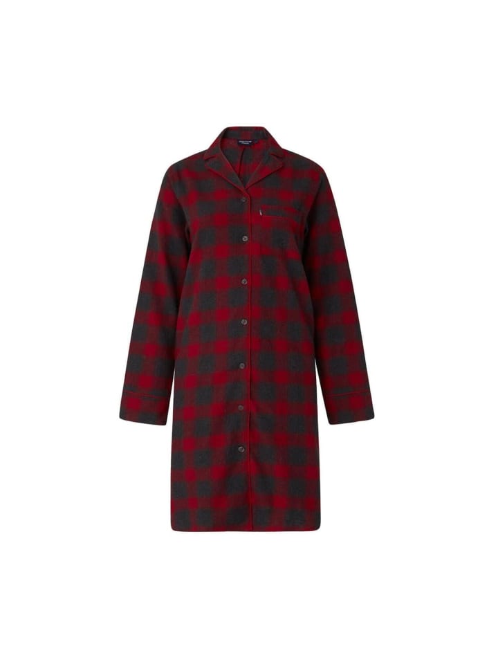 Рубашка для сна Avery красного цвета | Темно-серая Lexington
Рубашка для сна Avery красного цвета | Темно-серая Lexington