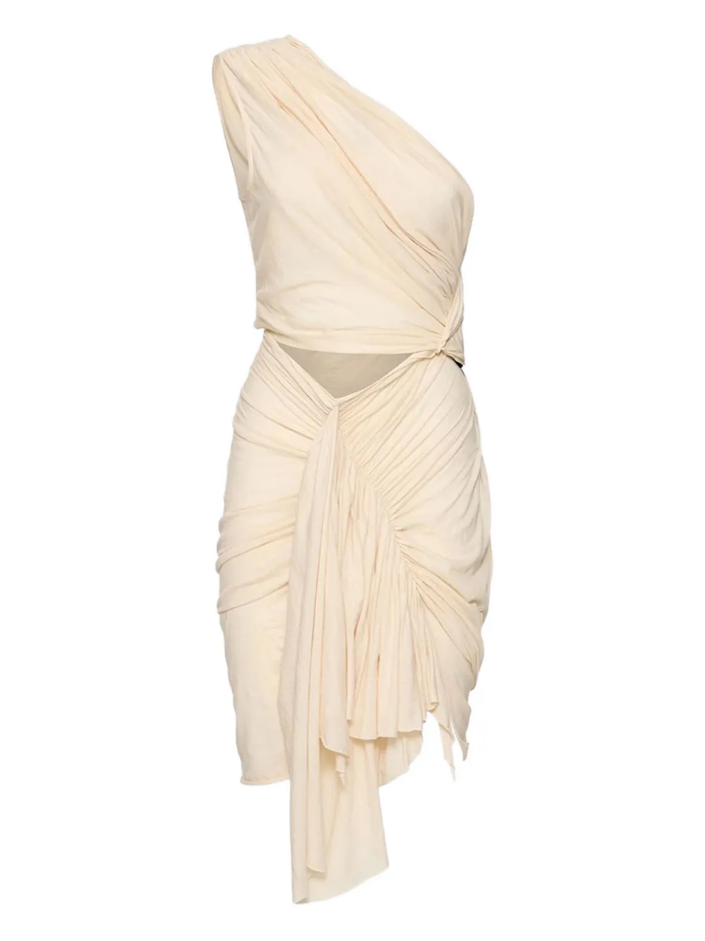 Платье асимметричного кроя с драпировкой Rick Owens DRKSHDW, нейтральный
Платье асимметричного кроя с драпировкой Rick Owens DRKSHDW, нейтральный