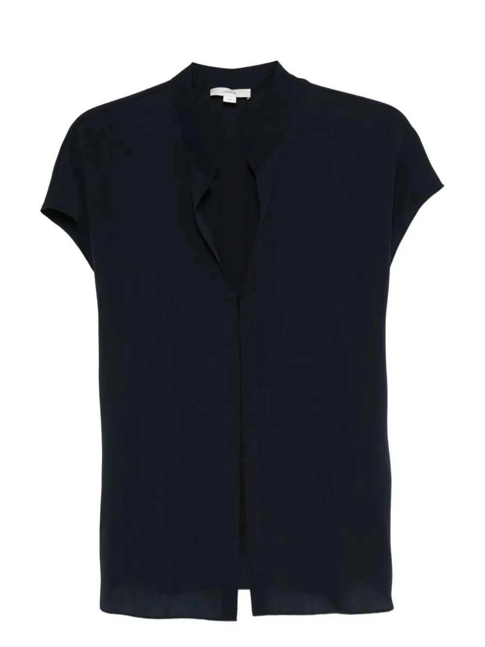 Блузка с V-образным вырезом и короткими рукавами Vince, синий
Блузка с V-образным вырезом и короткими рукавами Vince, синий