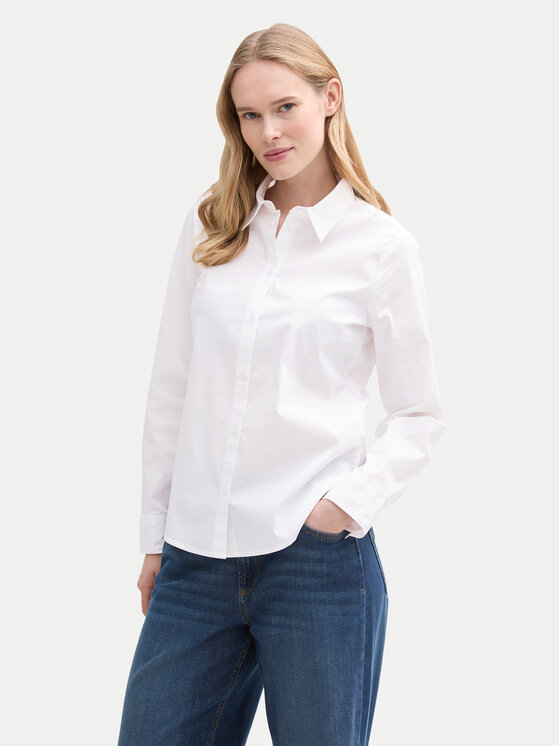 Рубашка обычного кроя 1045243 Tom Tailor, белый
Рубашка обычного кроя 1045243 Tom Tailor, белый