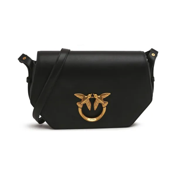 Классическая кожаная сумка через плечо с шестигранной головкой Love Click Pinko, черный
Классическая кожаная сумка через плечо с шестигранной головкой Love Click Pinko, черный