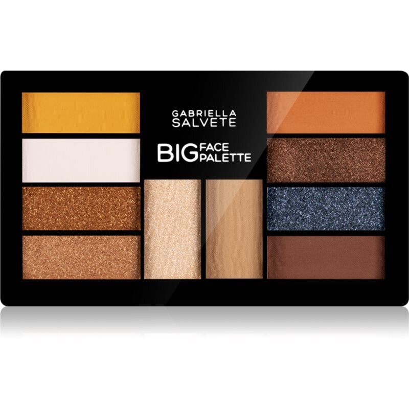 Палетка теней для век Gabriella Salvete Big Face с хайлайтером и бронзатором 02 Sunkissed 12 г
Палетка теней для век Gabriella Salvete Big Face с хайлайтером и бронзатором 02 Sunkissed 12 г