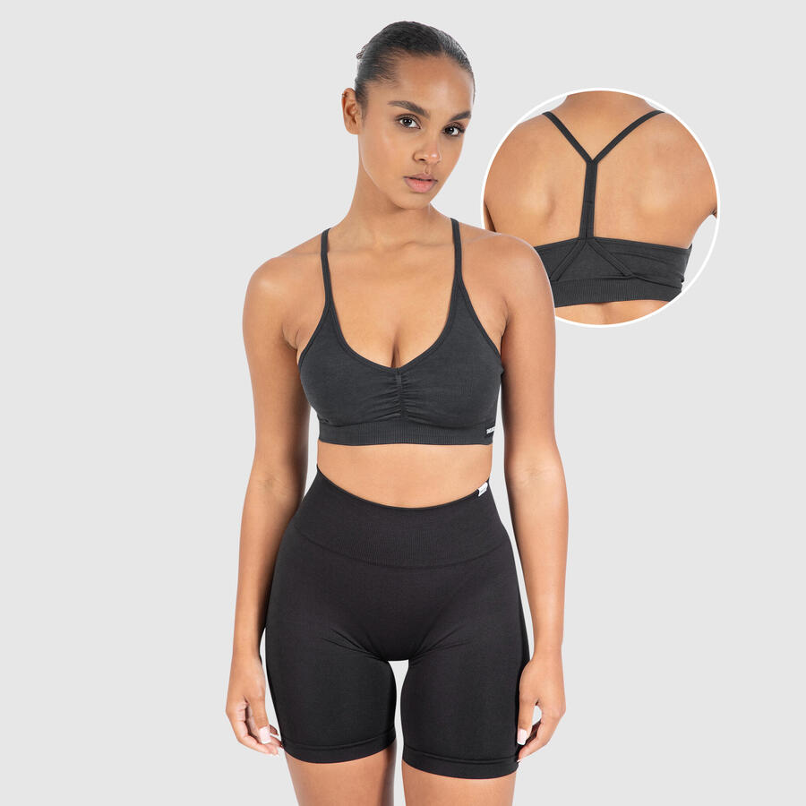 SMILODOX Женский спортивный бюстгальтер Batik Scrunch Icon, черный
SMILODOX Женский спортивный бюстгальтер Batik Scrunch Icon, черный