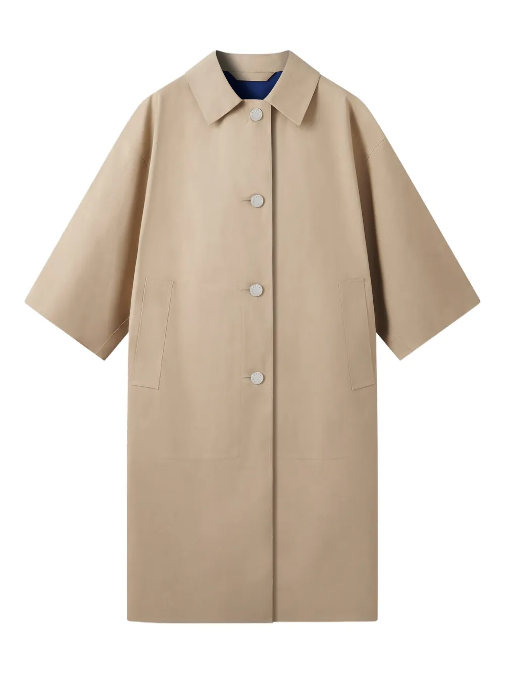 Застегивающееся на пуговицы пальто Коллинза Mackintosh, нейтральный
Застегивающееся на пуговицы пальто Коллинза Mackintosh, нейтральный