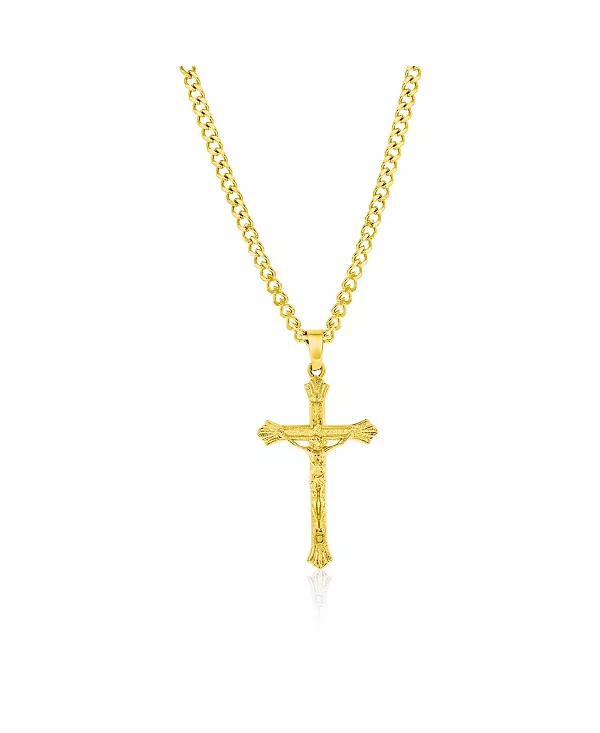 Нержавеющая сталь, крестообразное ожерелье Metallo, gold
Нержавеющая сталь, крестообразное ожерелье Metallo, gold