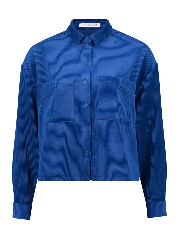 Верхняя рубашка с воротником королевского синего цвета BETTY & CO
Верхняя рубашка с воротником королевского синего цвета BETTY & CO