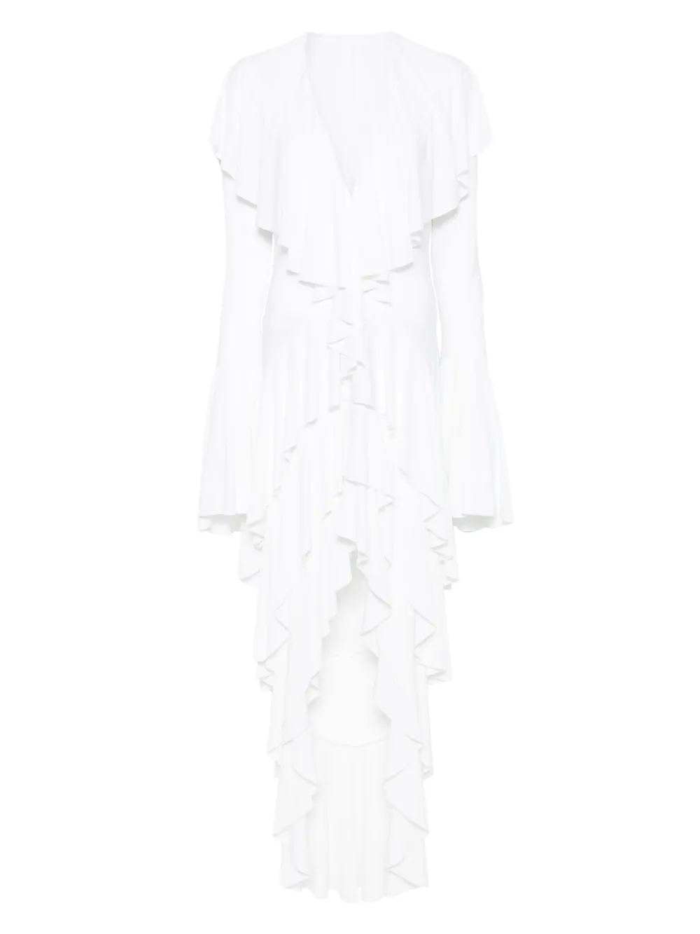 Платье асимметричного кроя с длинными рукавами Norma Kamali, белый
Платье асимметричного кроя с длинными рукавами Norma Kamali, белый