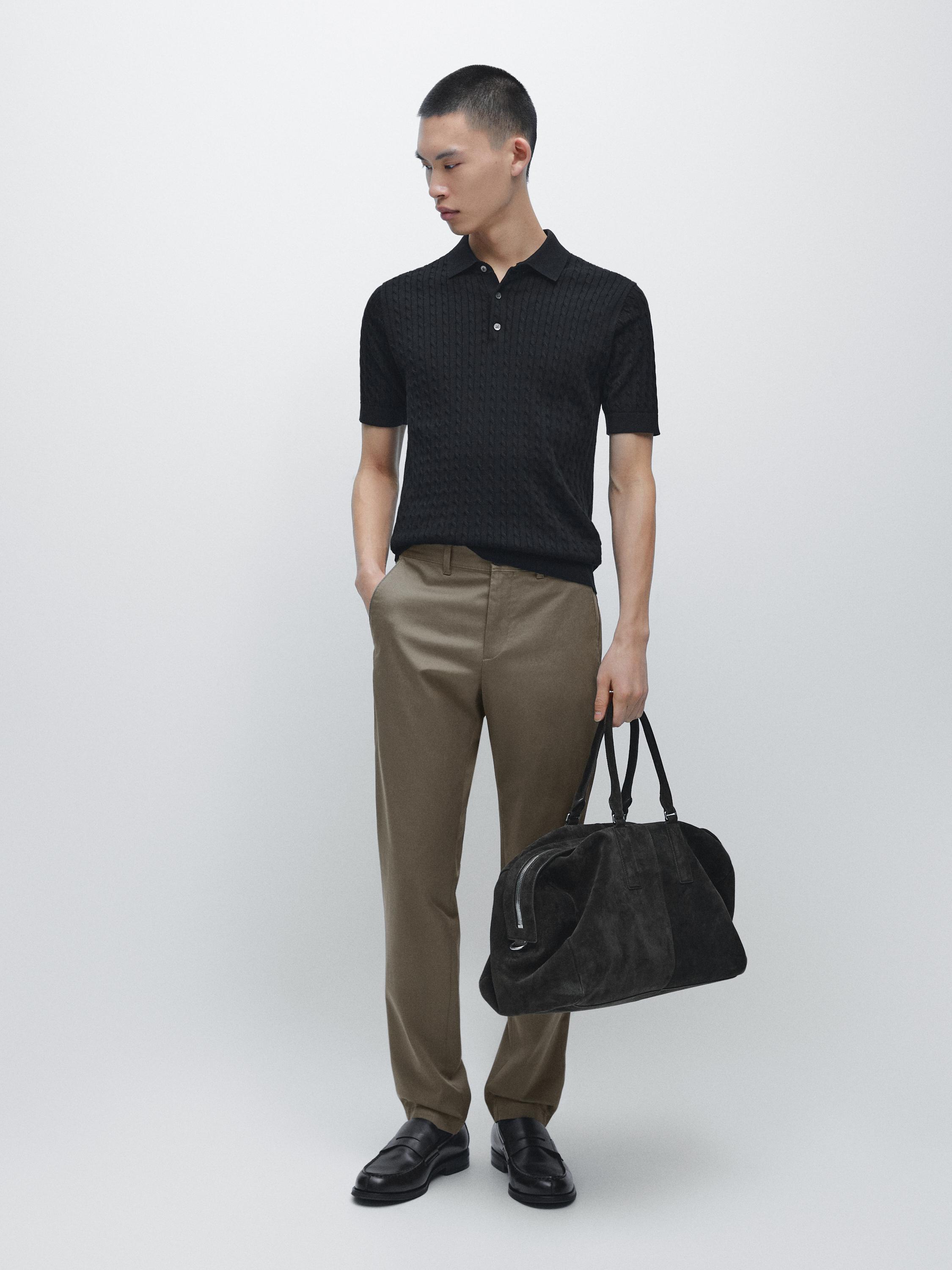 Брюки slim fit из хлопковой смеси Massimo Dutti, green
Брюки slim fit из хлопковой смеси Massimo Dutti, green