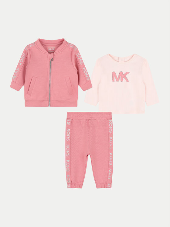Спортивный костюм обычный крой R30130 Michael Kors Kids, розовый
Спортивный костюм обычный крой R30130 Michael Kors Kids, розовый