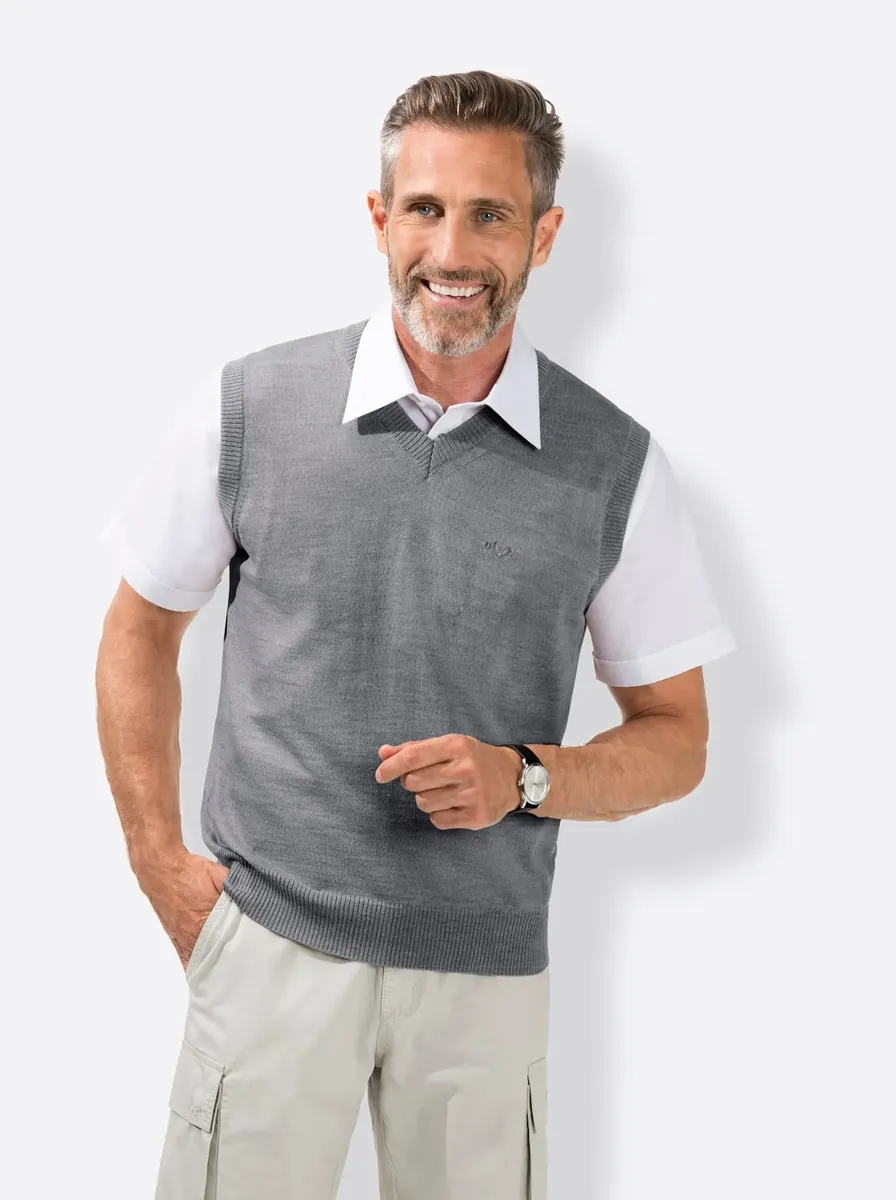 Marco Donati Свитер с V-образным вырезом "Pulunder", цвет Grau-Meliert
Marco Donati Свитер с V-образным вырезом "Pulunder", цвет Grau-Meliert