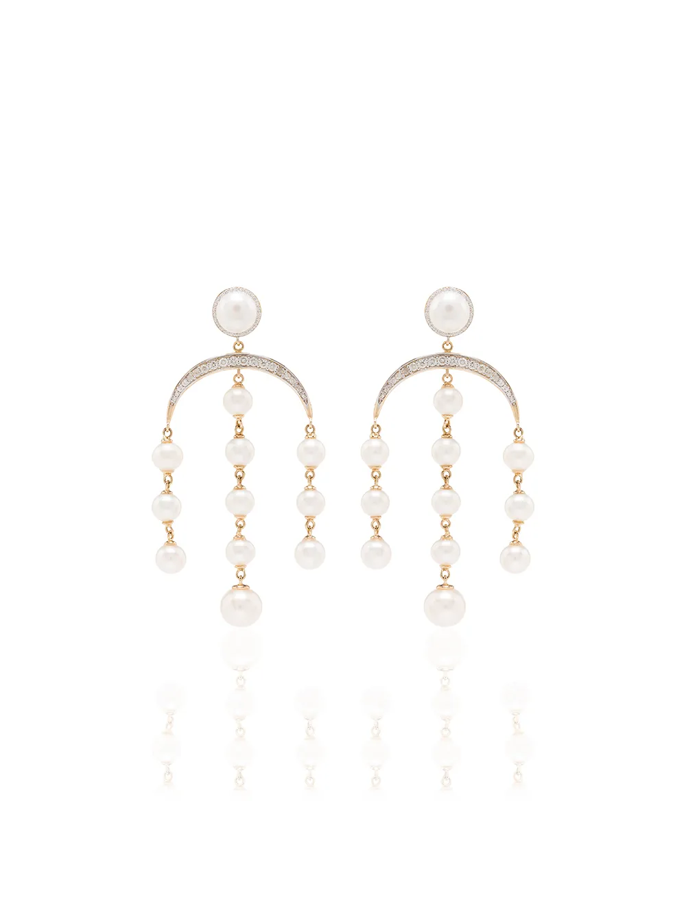 Золотые серьги с жемчугом и бриллиантами Mateo, золотой
Золотые серьги с жемчугом и бриллиантами Mateo, золотой