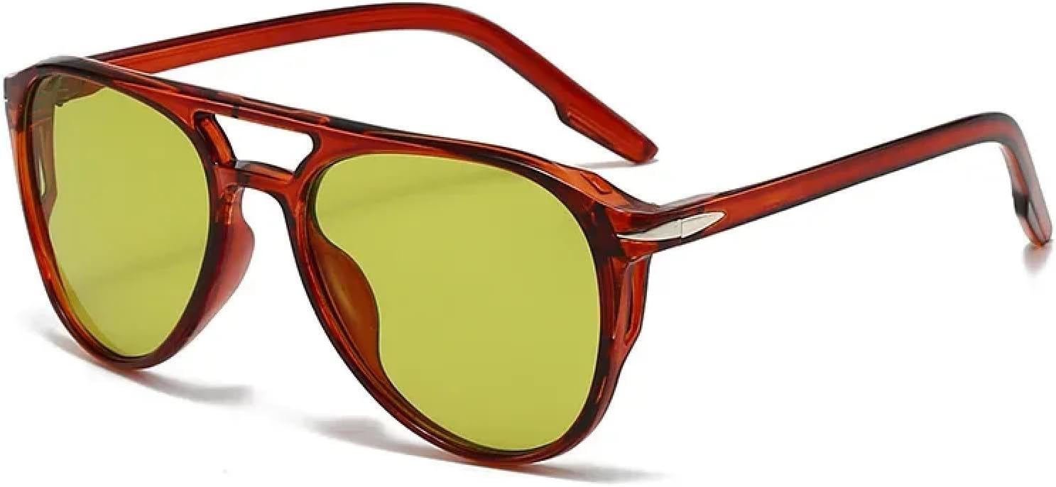 Солнцезащитные очки с защитой от УФ-излучения UV400 | Крупная панк-оправа с заклепками | Для женщин и мужчин, для занятий спортом на открытом воздухе и вождения DSVIGF, Red Yellow
Солнцезащитные очки с защитой от УФ-излучения UV400 | Крупная панк-оправа с заклепками | Для женщин и мужчин, для занятий спортом на открытом воздухе и вождения DSVIGF, Red Yellow