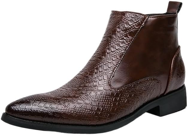 Мужские ботинки Chelsea, классические мужские ботинки, модные ретро, противоскользящие деловые кожаные туфли, кожаные ботинки без шнуровки Zestrelax, коричневый
Мужские ботинки Chelsea, классические мужские ботинки, модные ретро, противоскользящие деловые кожаные туфли, кожаные ботинки без шнуровки Zestrelax, коричневый