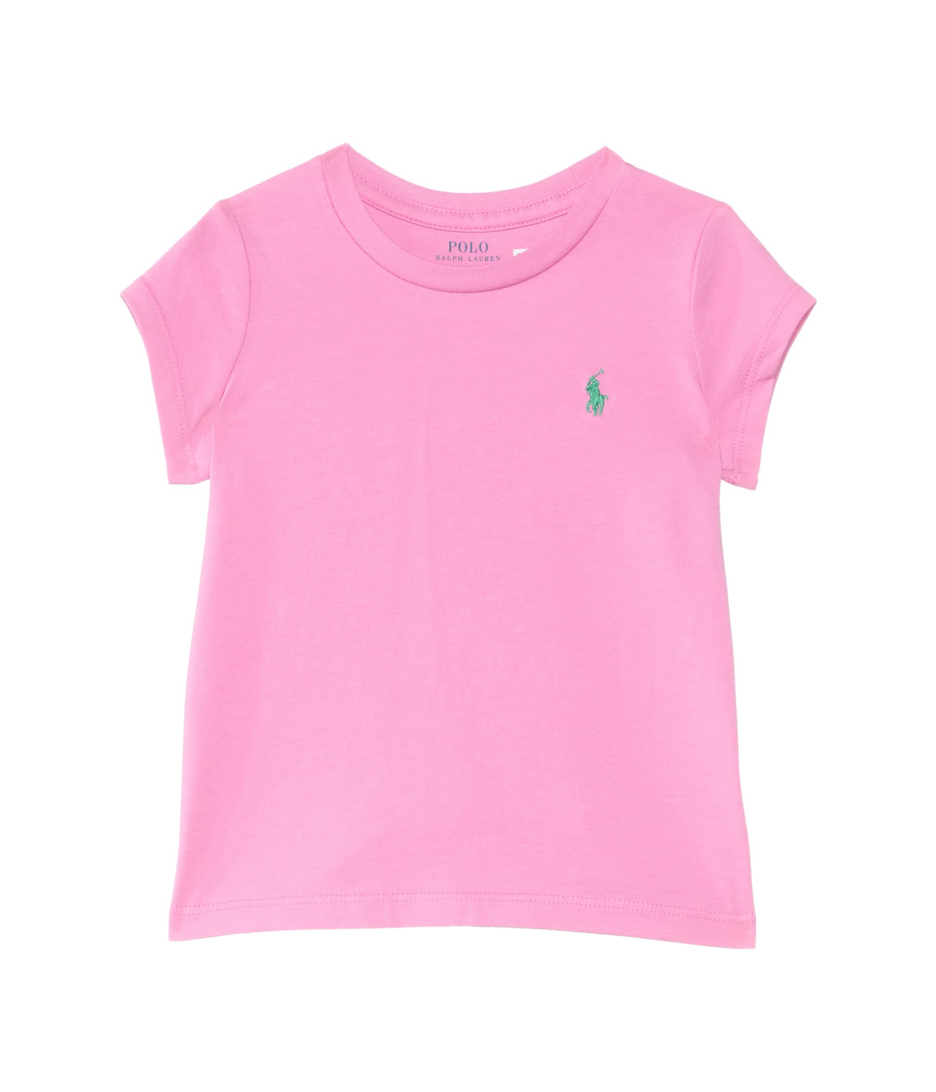 Футболка Polo Ralph Lauren Kids Cotton Jersey Tee, цвет Laguna Pink W/ Plato Green
Футболка Polo Ralph Lauren Kids Cotton Jersey Tee, цвет Laguna Pink W/ Plato Green
