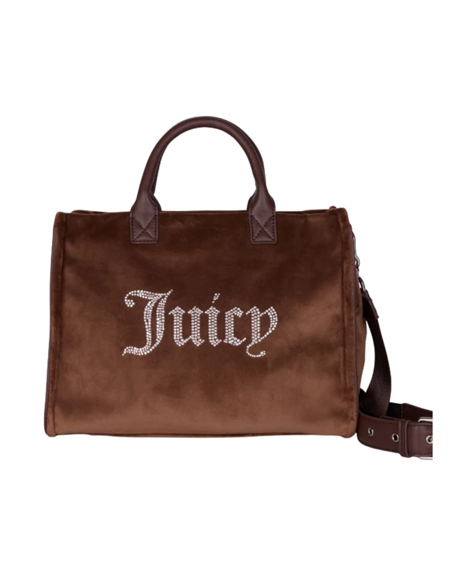 Бархатная сумочка «Ирис» Juicy Couture, коричневый
Бархатная сумочка «Ирис» Juicy Couture, коричневый